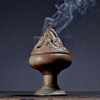 Traditional Ceramic Inserted Burner Incense Seat Porcelain plated for home and office & durable Sold By PC