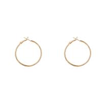 Brass Hoop Earring plated & for woman nickel lead & cadmium free Sold By Pair