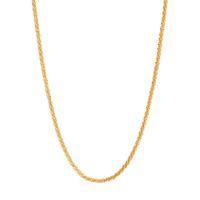 Collier d'acier titane, Placage, pour femme, plus de couleurs à choisir, Longueur 18.5 pouce, Vendu par PC