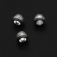 Sinc Alloy bead poll mór, Babhta, dath bunaidh, 7mm, Thart 1000ríomhairí pearsanta/Mála, Díolta De réir Mála