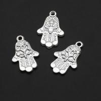 Pendants Sinc Alloy Hand, dath bunaidh, 26mm, Thart 500ríomhairí pearsanta/Mála, Díolta De réir Mála