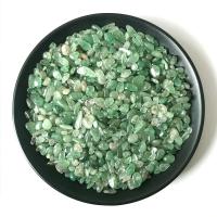 Gemstone Chips Strawberry Quartz no hole green 8-12mm Sold By Bag