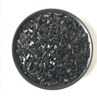 gemstone Chips, obsidian, Naturligt & ingen hul, sort, 9-12mm, Solgt af KG