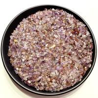 gemstone Chips, Naturlig Quartz, ingen hul, blandede farver, 3-5mm, Solgt af G