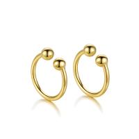 925 sterline d'argento Clip orecchino, placcato, gioielli di moda & per la donna, nessuno, 1mm, 2.5mm, Venduto da coppia