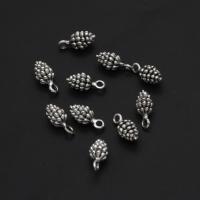 Zinc Alloy Pendants Pinecone original color 14mm Approx Sold By Bag