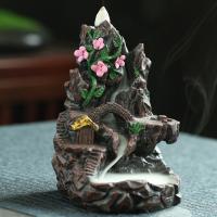 Backflow Incense Burner Porcelain plated for home and office & durable & double-sided Sold By PC