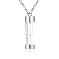 Crematie Sieraden Ashes Urn Ketting, Roestvrij staal, gepolijst, uniseks, 46x12mm, Lengte 23.62 inch, Verkocht door PC