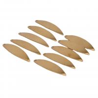 Messing hangers, moffelen vernis, gouden, 40x12x0.50mm, 100pC's/Bag, Verkocht door Bag