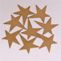 Mässing Smycken Hängen, Star, gyllene, 41x35x1mm, 100PC/Bag, Säljs av Bag