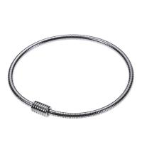 Nerūdijančio plieno Bangle, Nerūdijantis plienas, epoksidinės lipdukas, Pasidaryk pats & moters, sidabras, 65x2mm, Pardavė PC