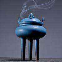 Traditional Ceramic Inserted Burner Incense Seat Porcelain plated for home and office & durable Sold By PC