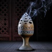 Traditional Ceramic Inserted Burner Incense Seat Porcelain plated for home and office & durable Sold By PC