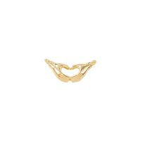 Messing hangers, Hand, gold plated, DIY & hol, nikkel, lood en cadmium vrij, 14.50x7mm, Verkocht door PC