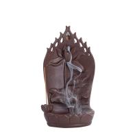 Backflow Incense Burner Purple Clay plated for home and office & durable Sold By PC