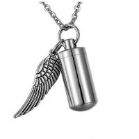 Cremation Jewelry Ashes Urn Necklace Stainless Steel plated fashion jewelry & Unisex original color Length 19.68 Inch Sold By PC