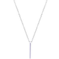 Stainless Steel smycken halsband, ROSTFRITT STÅL, plated, Unisex, silver, 50x4x1mm, Längd 45 cm, Säljs av PC