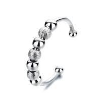 Žalvarinis Cuff Finger Ring, padengtą, unisex & reguliuojamas, daugiau spalvų pasirinkimas, nikelio, švino ir kadmio nemokamai, Dydis:6-10, Pardavė PC