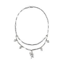 Titan Stål Halsband, plated, Unisex, ursprungliga färgen, Längd Ca 19.68 inch, Säljs av PC