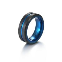 Tungsten stålring för män, Volfram stål, olika storlek för val & för människan, 8mm, Säljs av PC