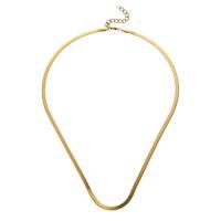 Chaîne collier , acier inoxydable, avec 1.97inch chaînes de rallonge, Placage, pour femme, plus de couleurs à choisir, 4mm, Longueur Environ 17.72 pouce, Vendu par PC