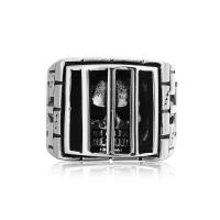 Acier titane bague, bijoux de mode & normes différentes pour le choix & pour homme, couleur originale, Vendu par PC