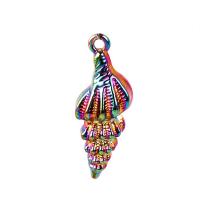 Pendentifs en alliage de zinc, Placage coloré, DIY, multicolore, 37x13x6mm, Longueur 45 cm, Vendu par PC