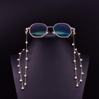 Brass Glasses Chain with Freshwater Pearl for woman 18K gold plated Approx 31.5 Inch  Sold By PC