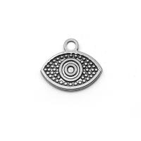 Pendants Eye olc, Cruach dhosmálta, snasta, airgid, 17.50x20mm, Díolta De réir PC