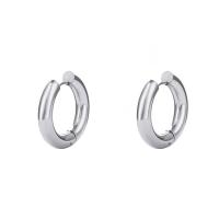 Stainless Steel Huggie Hoop Earring plated for woman Sold By Pair