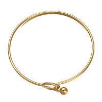 Roestvrij staal Bangle, plated, voor vrouw, meer kleuren voor de keuze, Binnendiameter:Ca 62mm, Verkocht door PC