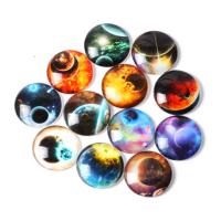 Glas Cabochons, Ronde, tijd gem sieraden, meer kleuren voor de keuze, 18mm, Verkocht door PC