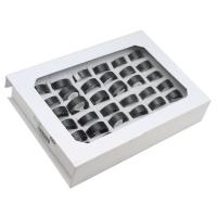 Vinger Ring in edelstaal, Roestvrij staal, uniseks, zwart, 8mm, 36pC's/box, Verkocht door box