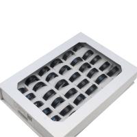 Vinger Ring in edelstaal, Roestvrij staal, uniseks, gemengde kleuren, 8mm, 36pC's/box, Verkocht door box