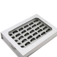 Vinger Ring in edelstaal, Roestvrij staal, uniseks, zwart, 8mm, 36pC's/box, Verkocht door box