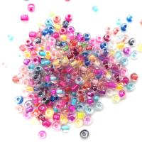 Colour Lined Glass Seed Beads DIY mixed colors Sold By Bag