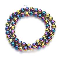 Hematit Bead, Rund, DIY, blandade färger, Såld Per 16 inch Strand