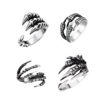 liga de zinco Cuff Ring Finger, banhado, ajustável & Vario tipos a sua escolha & para o homem, níquel, chumbo e cádmio livre, tamanho:7-9, vendido por PC