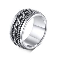 Anillo de dedo de acero inoxidable, diverso tamaño para la opción & para hombre, 9mm, Vendido por UD