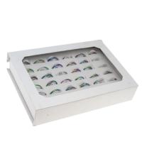 Vinger Ring in edelstaal, Roestvrij staal, uniseks, multi-gekleurde, 2mm, 36pC's/box, Verkocht door box