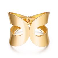 Zinc Alloy Cuff Bangle, mode smykker & for kvinde, gylden, Solgt af PC