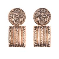 Zinc Alloy Korvakorut, Sinkkiseos, päällystetty, naiselle, enemmän värejä valinta, 28x67mm, Myymät Pair