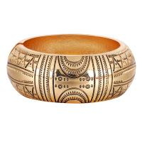 Zinc Alloy Bangle Smykker, forgyldt, mode smykker & for kvinde, gylden, Solgt af PC