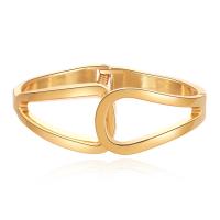 Zinc Alloy Bangle Smykker, forgyldt, mode smykker & for kvinde, gylden, Solgt af PC