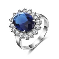 cupronickel bague, Placage de couleur platine, normes différentes pour le choix & pavé de micro zircon, Trou:Environ 0.9mm, Vendu par PC