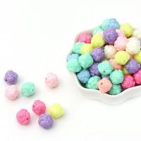 Acrylic Jewelry Beads Rose DIY multi-colored 12mm Sold By G