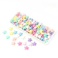 Granos de acrílico de la joyería, Estrella de Mar, Bricolaje, multicolor, 19mm, 485PCs/g, Vendido por g