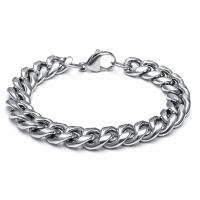 Titanium Steel Bracelet plated DIY original color Sold By PC