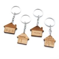 Zinc Alloy Key Sluiting, met Hout, plated, verschillende stijlen voor de keuze, 35x30mm, Verkocht door PC