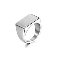 Titantium Steel Finger Ring, Titanium Steel, divat ékszerek & különböző méretű a választás, Által értékesített PC